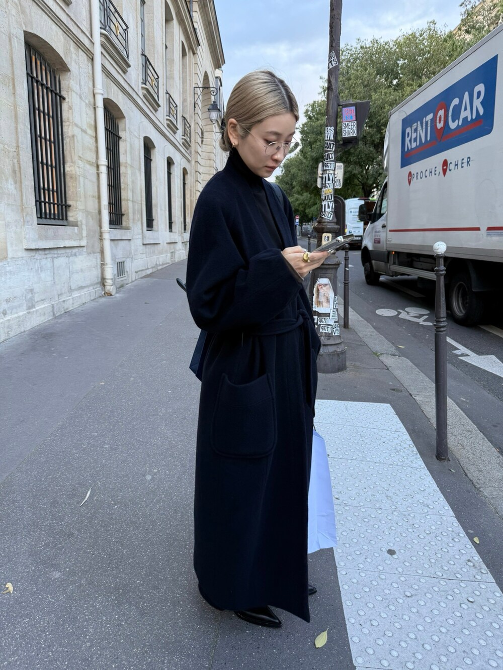 MariNakamura｜RIM.ARKのノーカラーコートを使ったコーディネート - WEAR