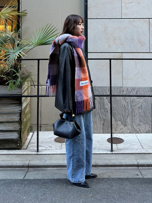 Ruka｜Acne Studiosのマフラーを使ったコーディネート - WEAR