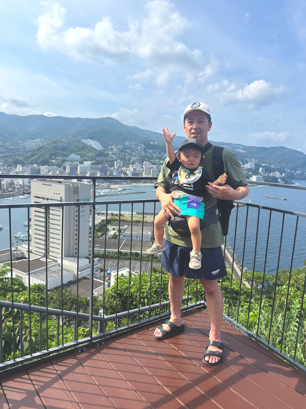 「1歳、1歳7ヶ月」｜「BREEZEのシティコード付きキャップ（キャップ、ブラック系）」を使った、Senさん（キッズ・80cm）の夏コーディネートの2枚目の写真