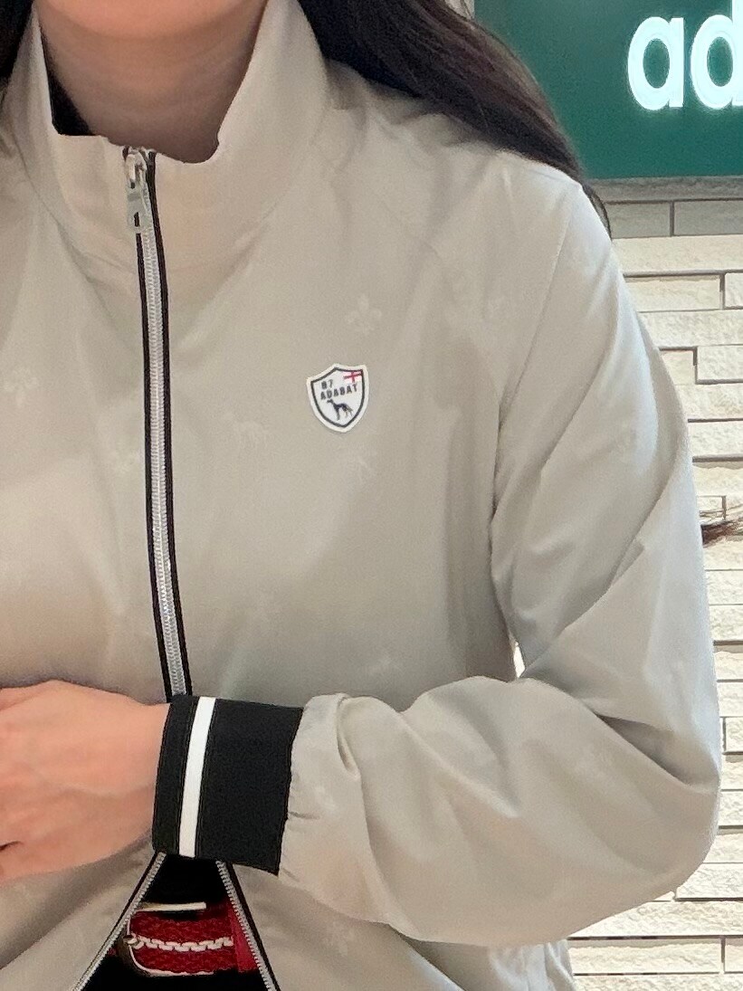 ベージュ系のブルゾン、ブラック系のTシャツ/カットソー、ブラック系のスカートを着用したレディースの秋コーディネートの8枚目の写真