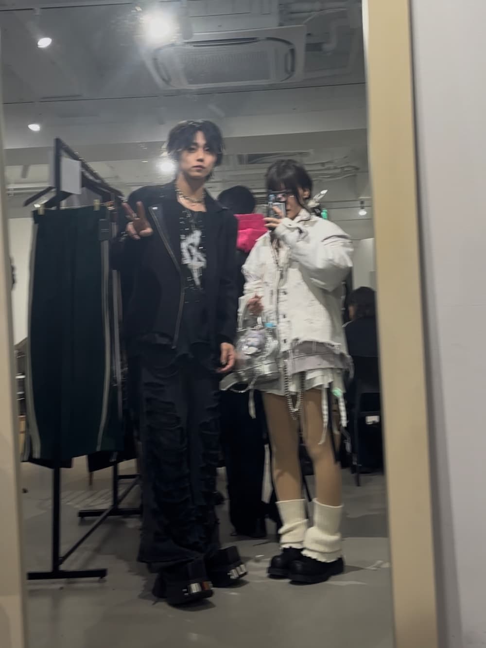 「GRANCY」｜「remagineのアイテム（その他シューズ、ブラック系）」を使った、ふうなちゃんさん（レディース・159cm）の春コーディネートの2枚目の写真