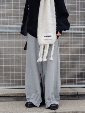 きゅう｜JIL SANDERのマフラーを使ったコーディネート - WEAR