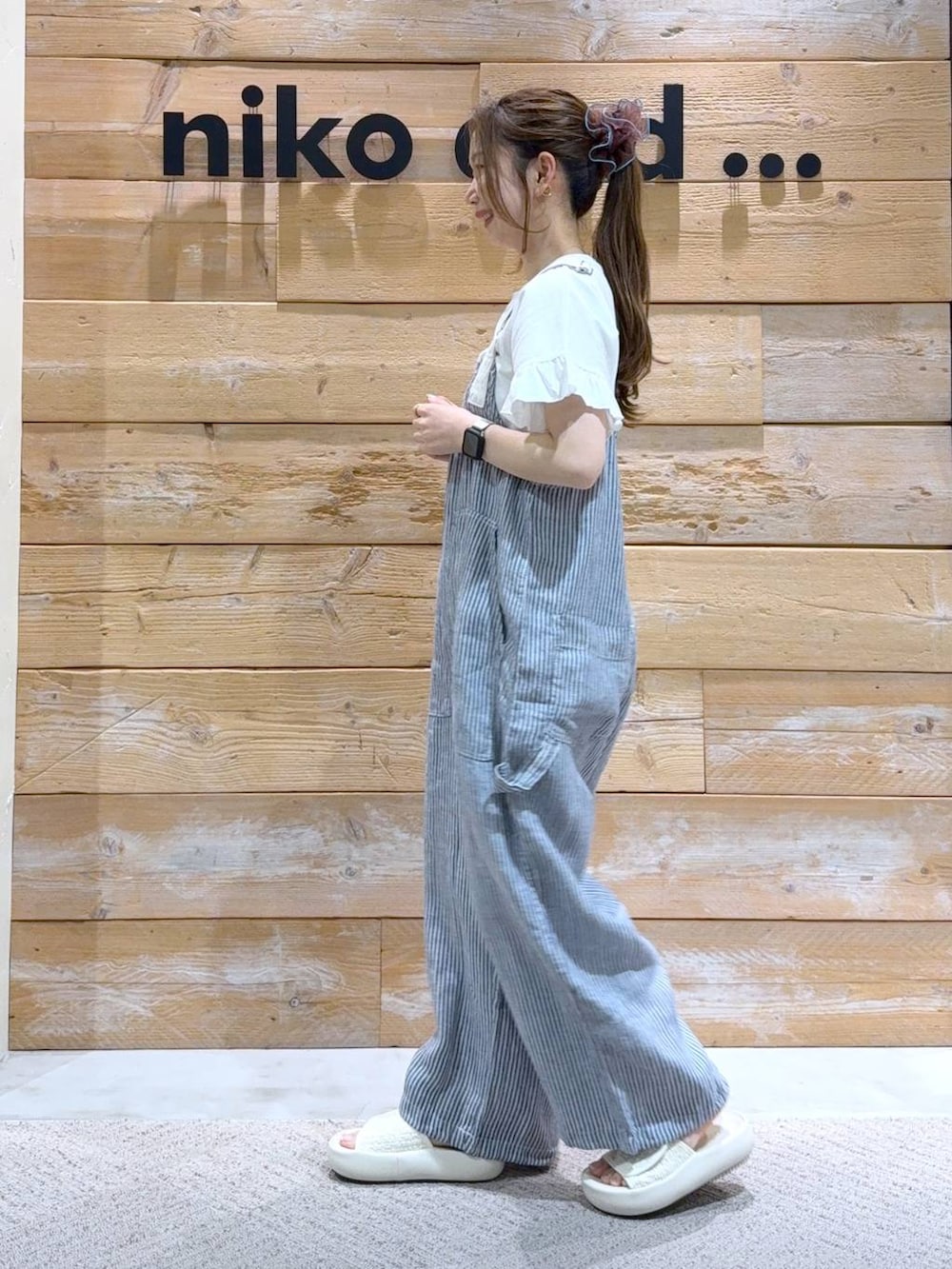 新品 niko and FINEリネンツイルサロペット niko and ｜FINEリネンツイルサロペット | Rakuten Fashion