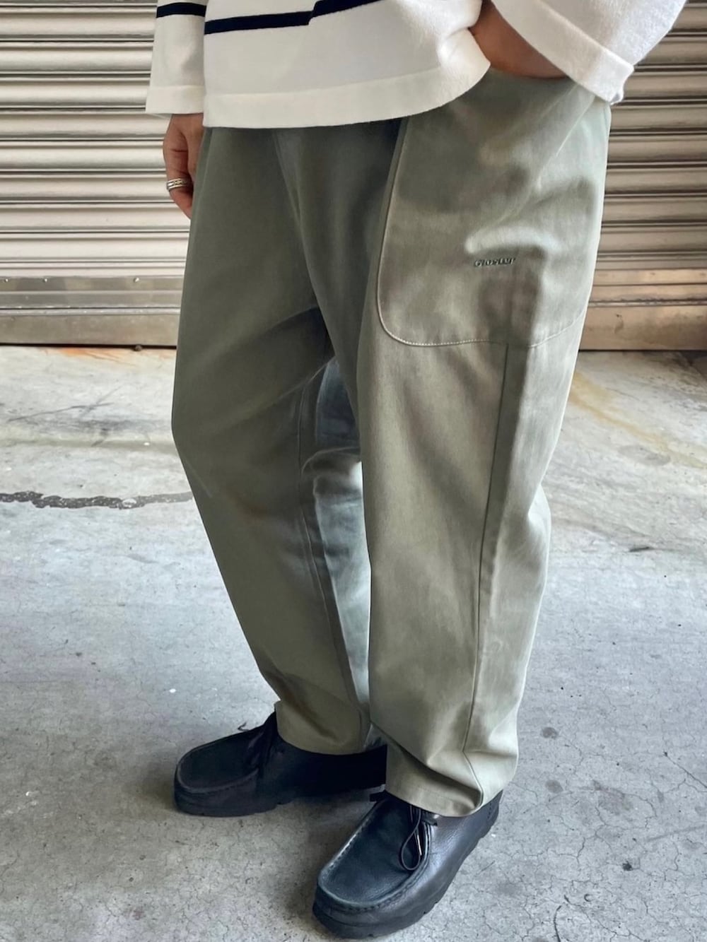 「秋服準備はじめました、今日のコーデ、リラックススタイル、メンズファッション、ラフ、カーゴパンツ、フリース、フリースベスト、ベスト、秋冬コーデ、ボーダー、ボーダートップス」｜「GLOSTERの【GLOSTER/グロスター】フリース配色ベスト ジップアップ（ベスト、ブラウン系）」を使った、shouen392さん（メンズ・166cm）の夏コーディネートの3枚目の写真