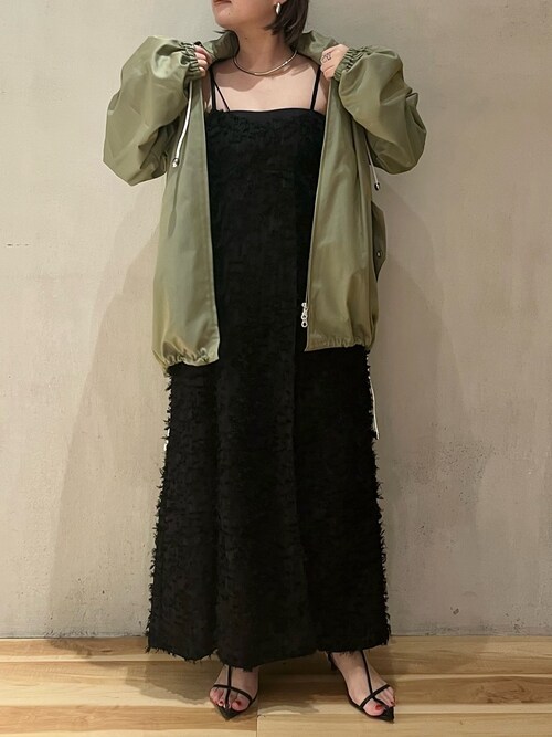 連休最終値下げ　ELENDEEK エレンディークノーカラージャケット　カーキ 2024.03.26 UP｜エレンディーク（ELENDEEK）、haruka、24014171