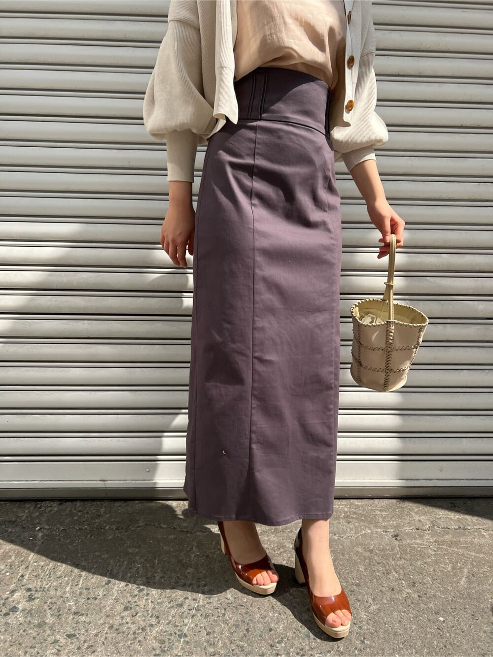 「選抜」｜「LAGUNAMOONのシアータックスリーブブラウス（シャツ/ブラウス、ベージュ系）」を使った、RUNA ONISHIさん（レディース・163cm）の春コーディネートの8枚目の写真