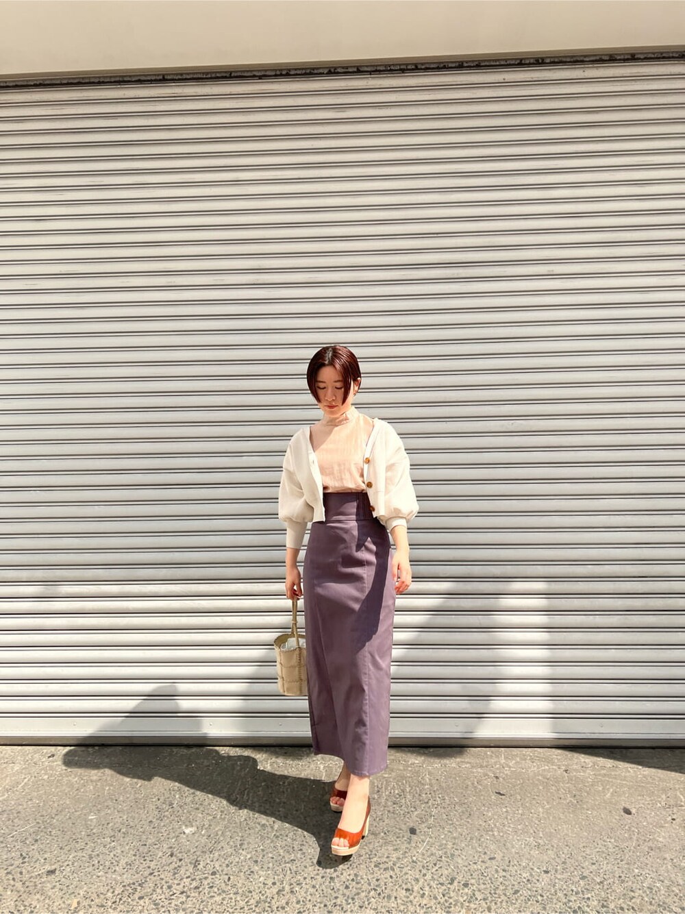 「選抜」｜「LAGUNAMOONのシアータックスリーブブラウス（シャツ/ブラウス、ベージュ系）」を使った、RUNA ONISHIさん（レディース・163cm）の春コーディネートの9枚目の写真