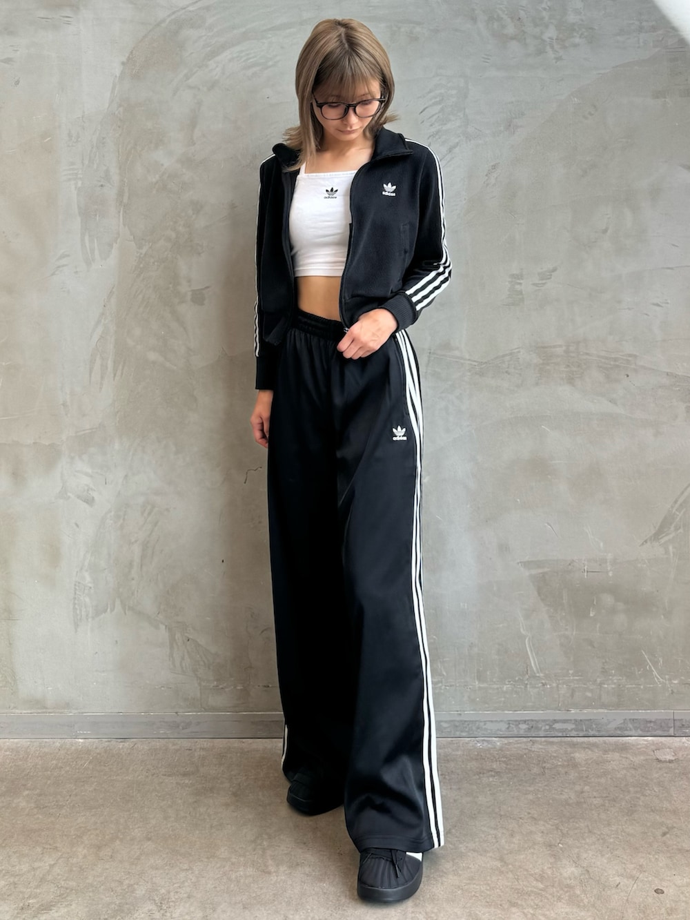 あゆ白黒スウェットおまとめ　XL AG(アディダス オリジナルスショップ 福岡)｜adidasのスウェットパンツ