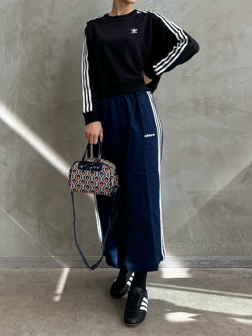 新品 アディダス セットアップ プライムニット フーディー スカート ネイビー AG(アディダス オリジナルスショップ 福岡)｜adidasのスウェット