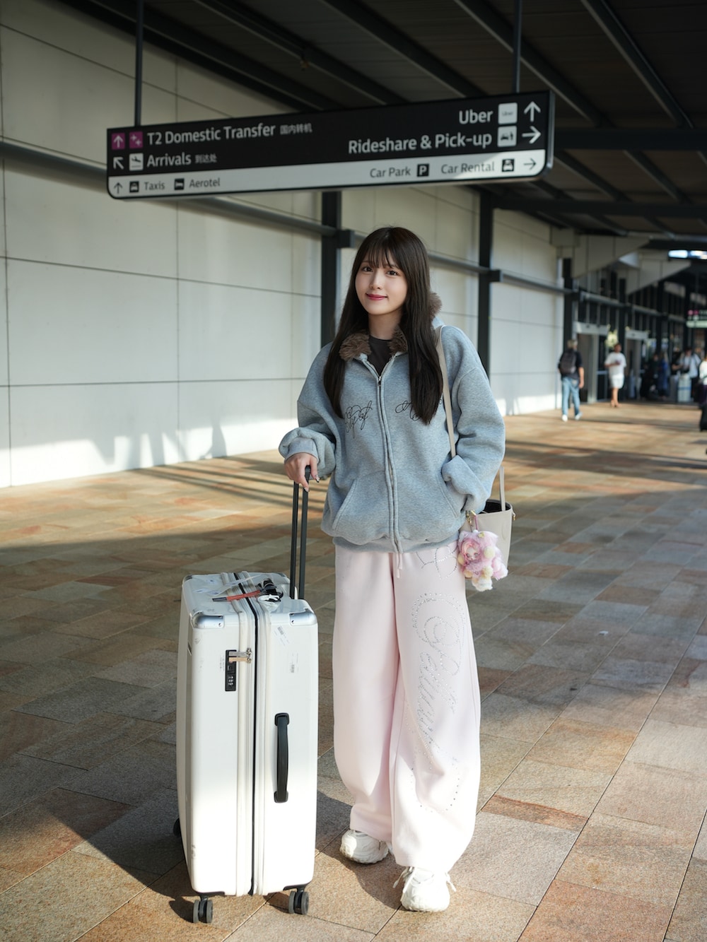 きらり｜pelliculeのスウェットパンツを使った冬コーディネート - WEAR