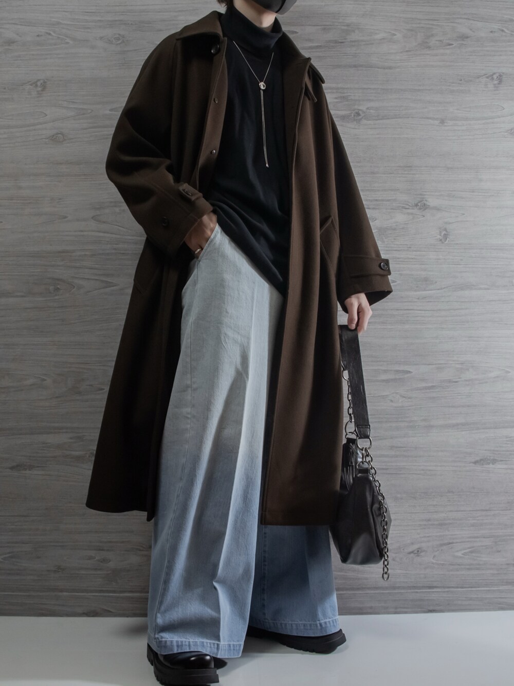 けい｜VELNUSのステンカラーコートを使ったコーディネート - WEAR