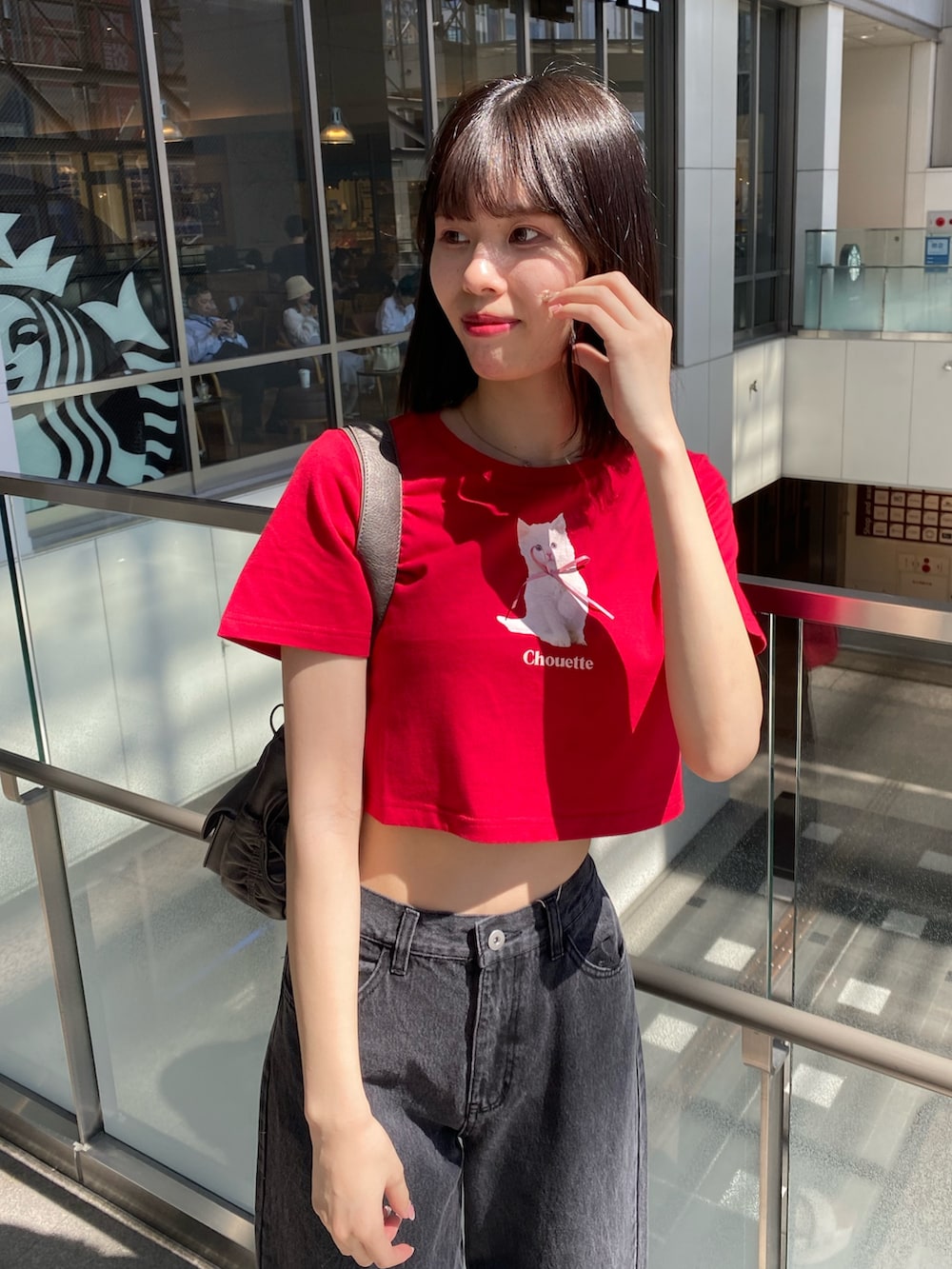 「ナイスクラップ、骨格ウェーブ、高身長、高身長女子、高身長コーデ、ootd、one after another NICE CLAUP、デニム、カジュアル、カジュアルコーデ、カラーコーデ、オトナカジュアル、オトナカワイイ、着回しコーデ、シンプルコーデ」｜「one after another NICE CLAUPのアソートTee（Tシャツ/カットソー、ホワイト系）」を使った、moeさん（レディース・174cm）の冬コーディネートの6枚目の写真