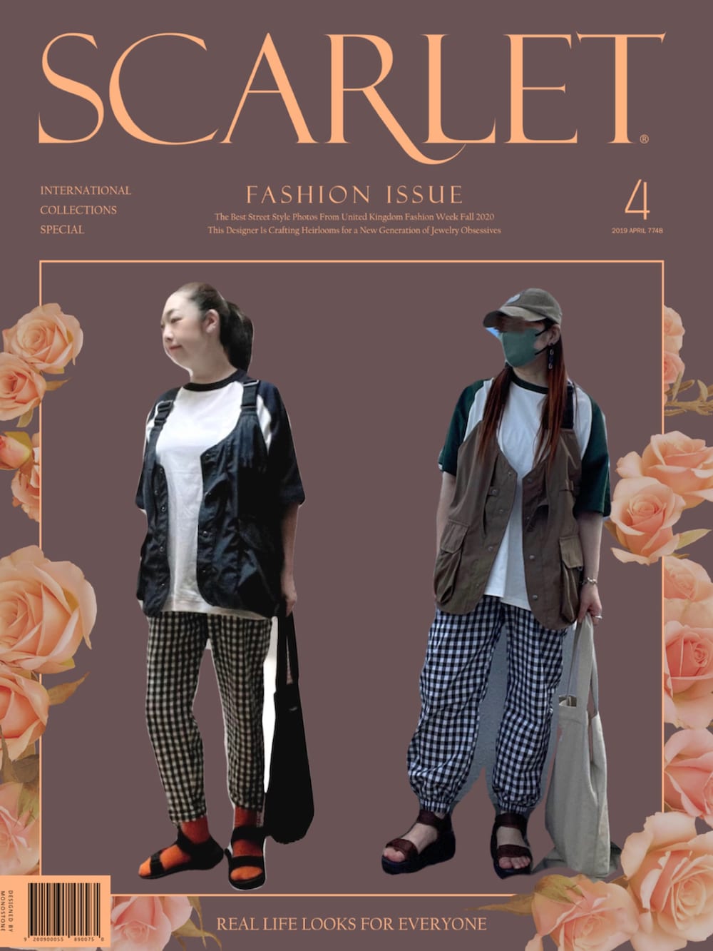 グレー系のTシャツ/カットソー、ブルー系のトートバッグ、ピンク系のスカートを着用したレディースの夏コーディネートの3枚目の写真