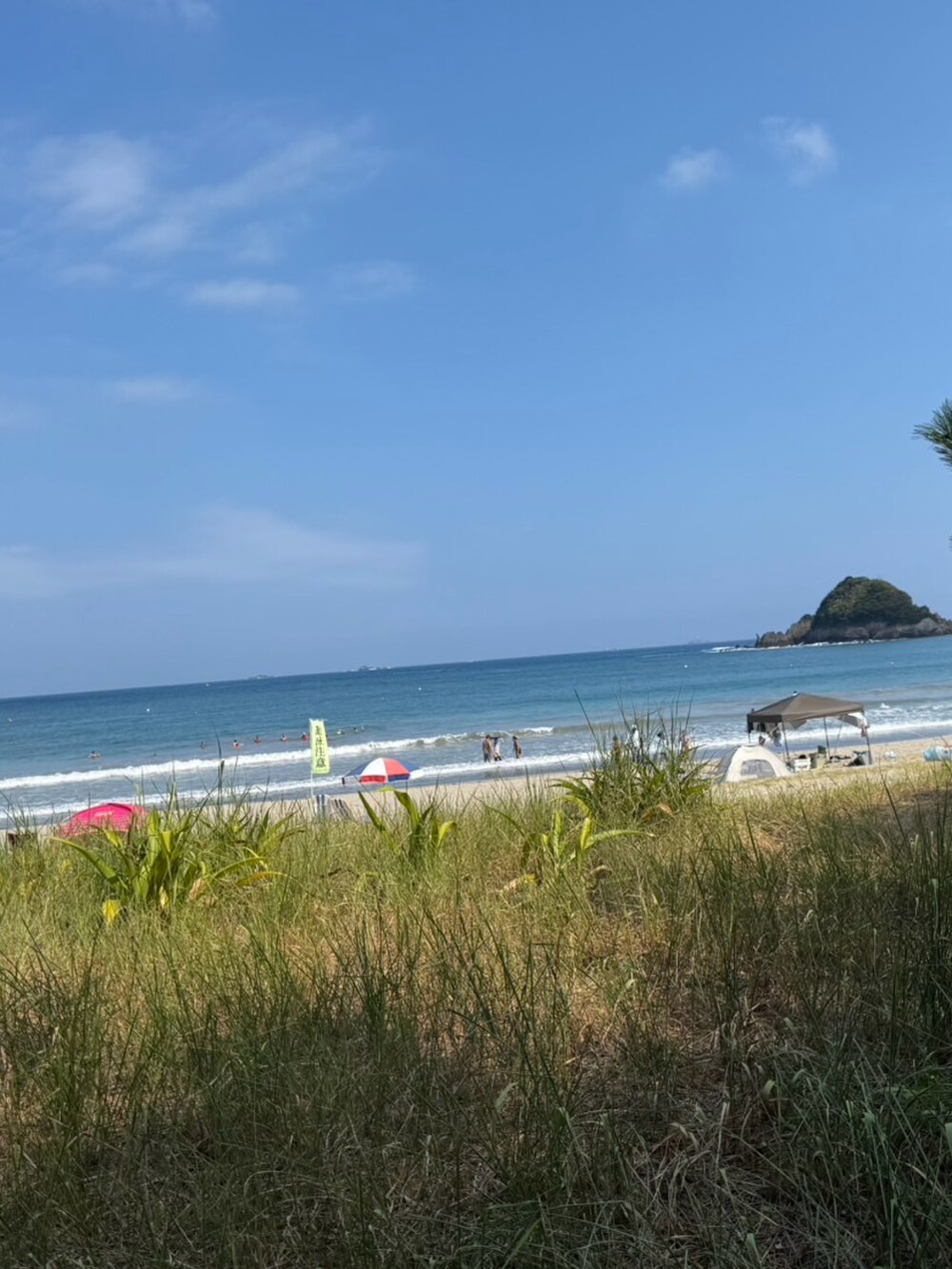 グレー系のTシャツ/カットソー、ブラック系のその他パンツ、ブラック系のスニーカーを着用したメンズの夏コーディネートの2枚目の写真