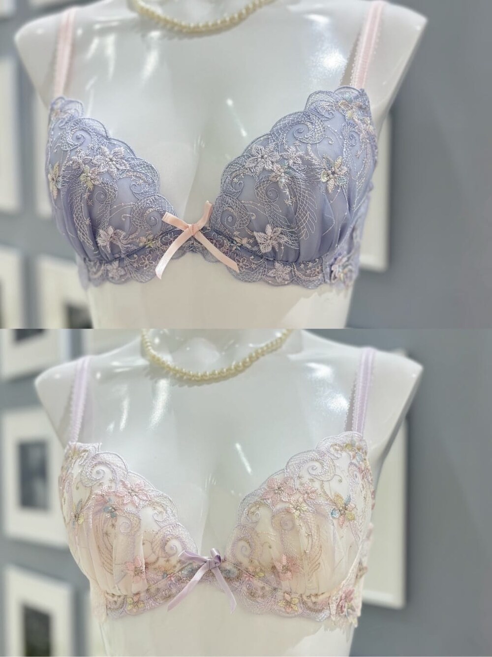 ピンク系のブラジャー、ピンク系のブラジャー、ピンク系のブラジャーを着用したレディースの冬コーディネートの2枚目の写真