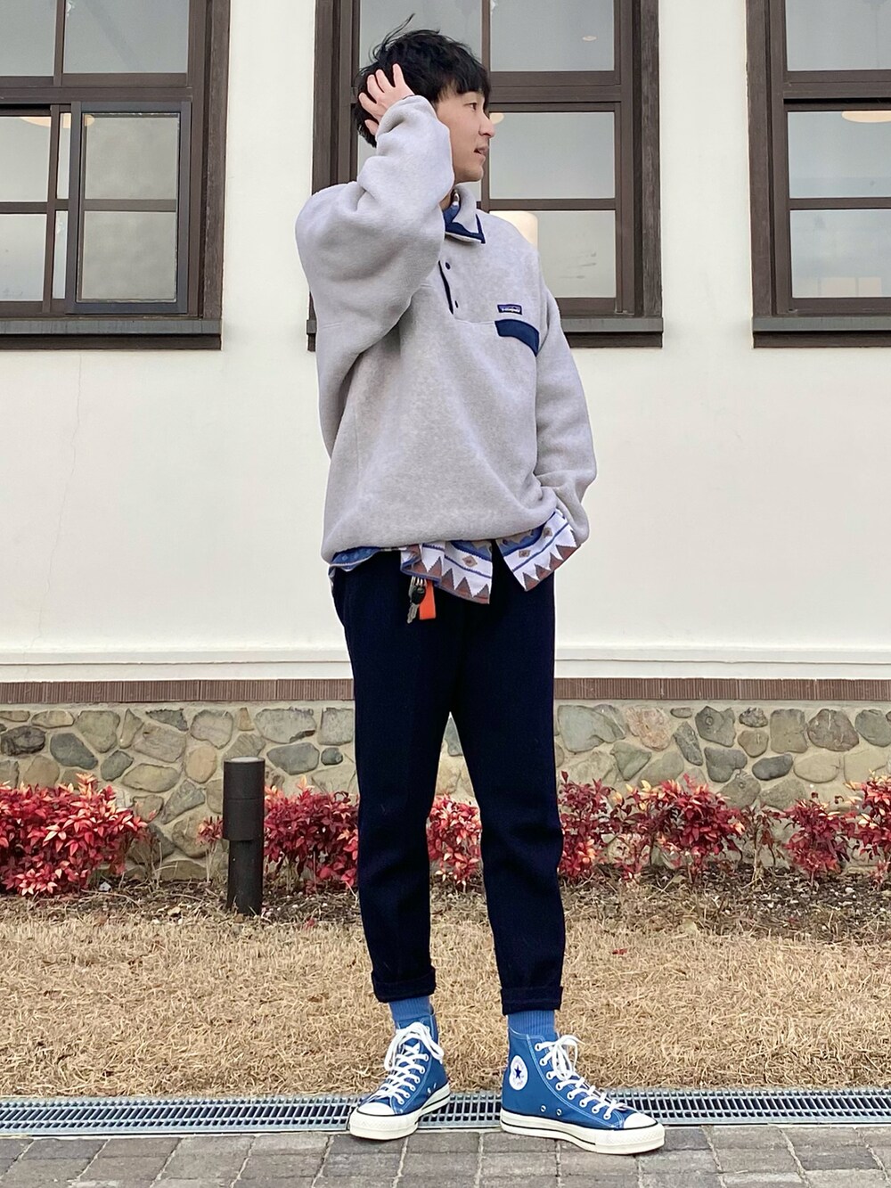 ごりゅー｜patagoniaのニット/セーターを使ったコーディネート - WEAR