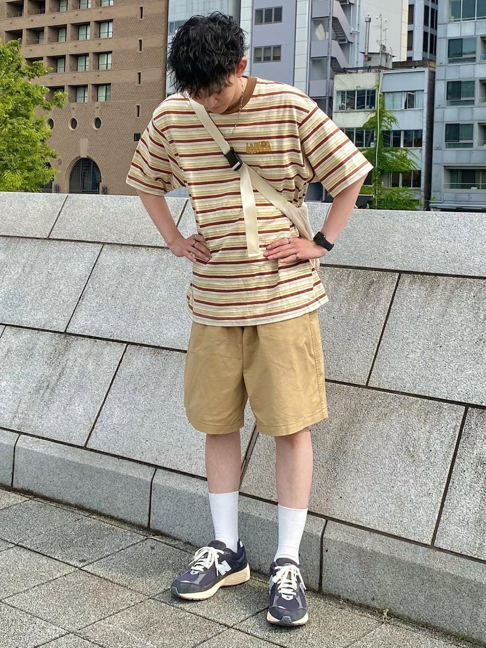 ごりゅーさんの「FREAK'S STORE/フリークスストア レトロ レタリング フラワーTEE（FREAK'S STORE）」を使ったコーディネートの2枚目の写真
