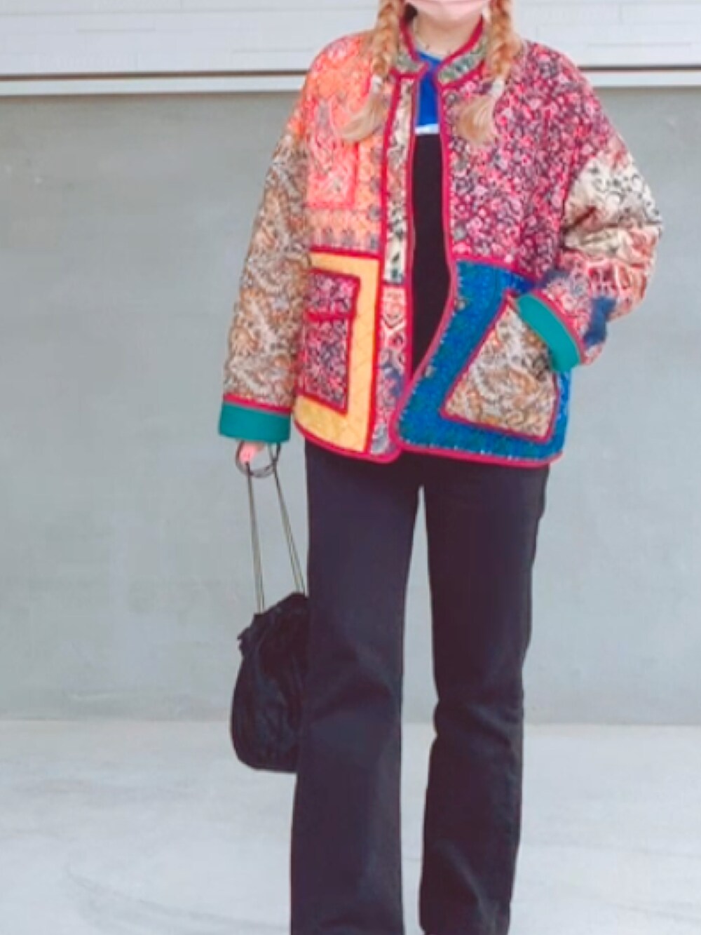 「春服、大人コーデ、お洒落さんとつながりたい、mystic、NIKE、アクアリフト、perna、ZARA、ザラジョ、ザラ、サロペット、低身長、低身長コーデ」｜「ZARAのアイテム（ジャケット/アウター、その他）」を使った、リリーさん（レディース・150cm）の春コーディネートの4枚目の写真