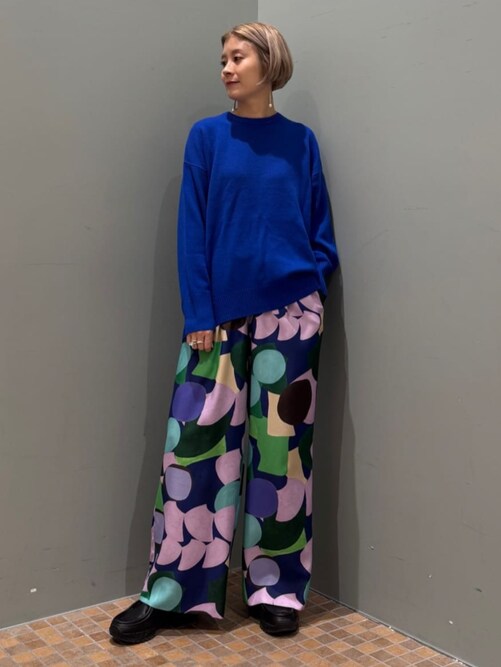 シープパイル クルーネックジレを使った人気ファッション