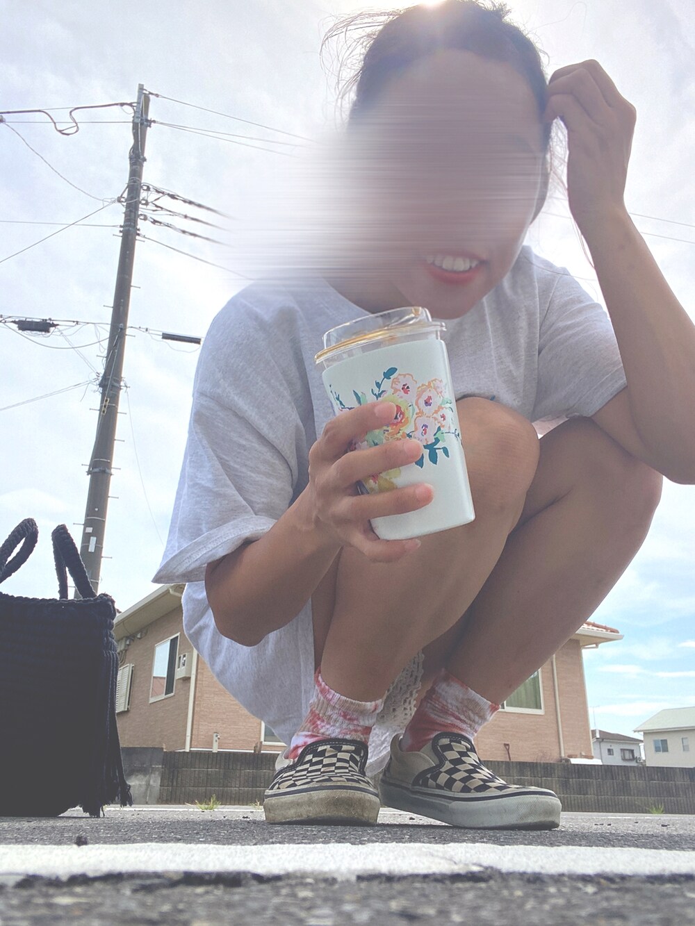 「休日スタイル、スニーカーコーデ、デートコーデ」｜「Ray BEAMSのVANS / SLIP ON（スニーカー、その他）」を使った、まはろさん（レディース・159cm）の夏コーディネートの2枚目の写真