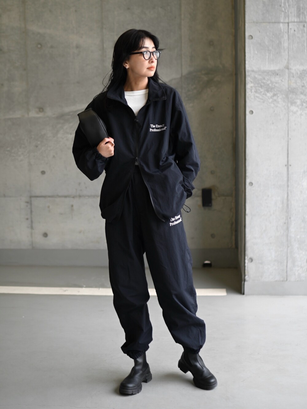 MARIKO｜ENNOYのナイロンジャケットを使ったコーディネート - WEAR