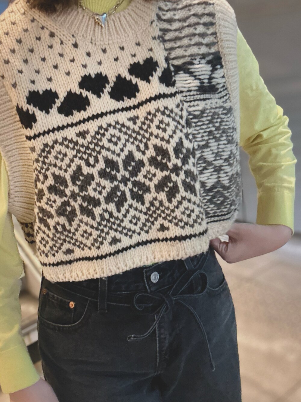 jane smith フェアアイル ショートニットベスト JANE SMITH / JOHN SMITH（ジェーンスミスジョンスミス）の