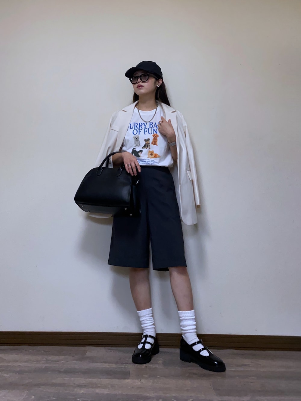 Miiさんの「WEGO/【25年春夏新作★WEB限定】グラフィックTシャツ（WEGO）」を使ったコーディネートの2枚目の写真