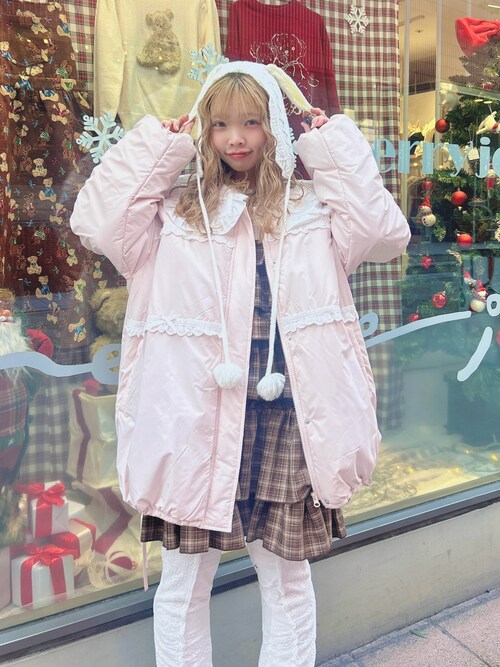 メリージェニー merry jenny デコラティブワークブルゾン オフホワイト メリージェニー merry jenny デコラティブワークブルゾン （アイボリー