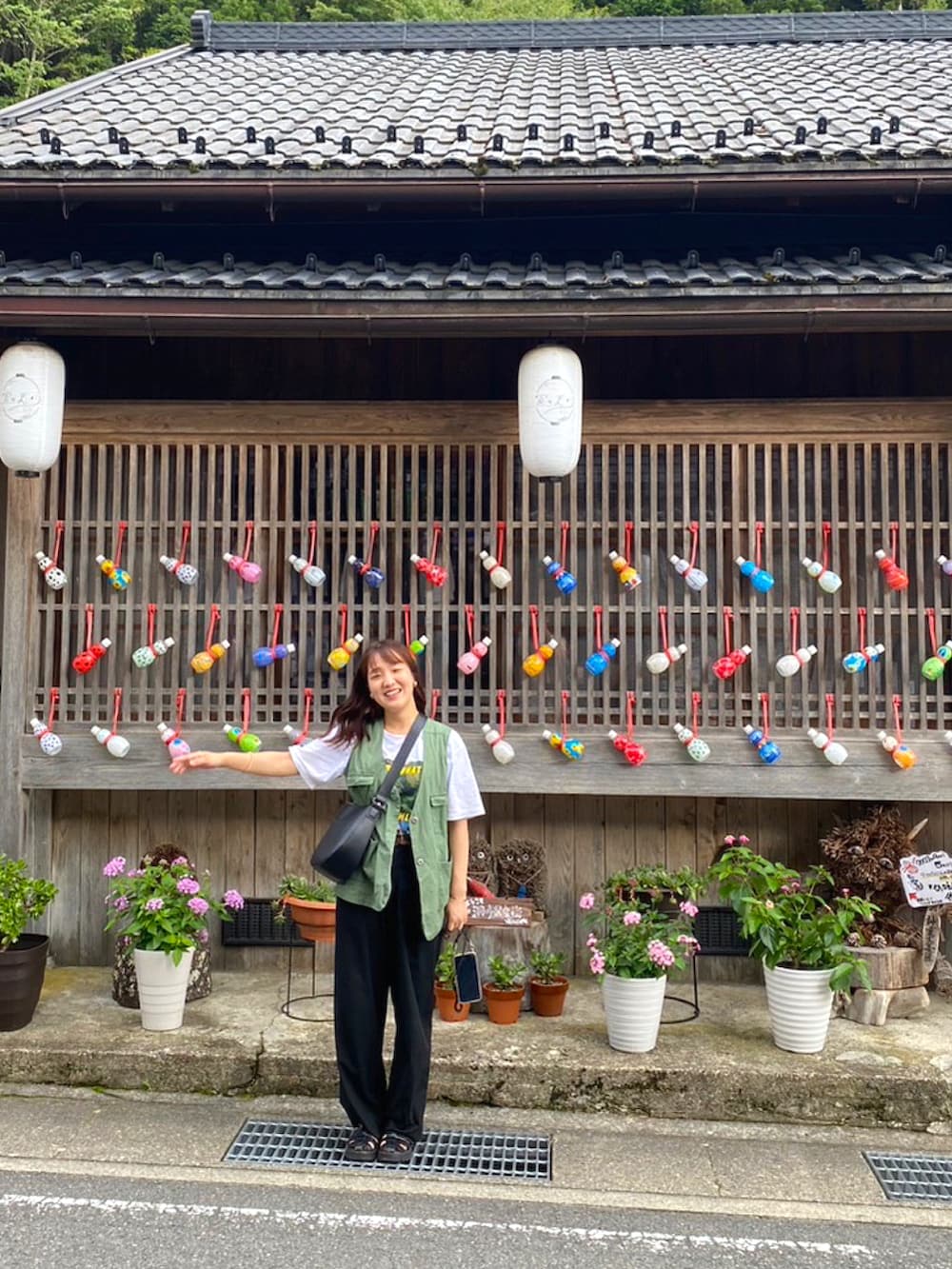 「川、自然、夏コーデ」｜「UNIQLOのアイテム（スラックス、ブラック系）」を使った、a‘nca*さん（レディース・156cm）の冬コーディネートの3枚目の写真