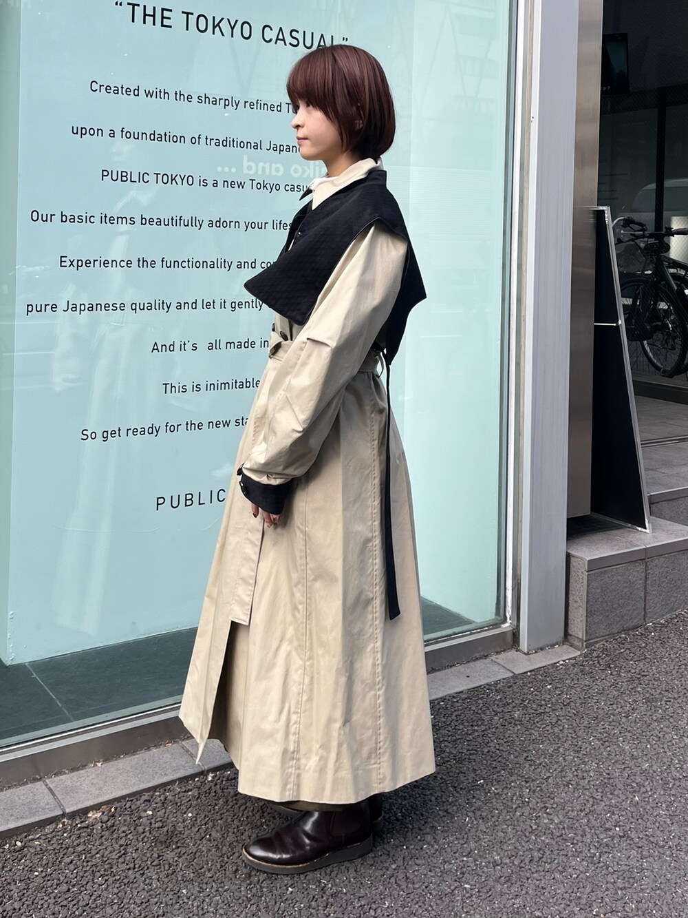 早いもの勝ち!PUBLIC TOKYO ベージュ トレンチコート 早いもの勝ち!PUBLIC TOKYO ベージュ トレンチコート