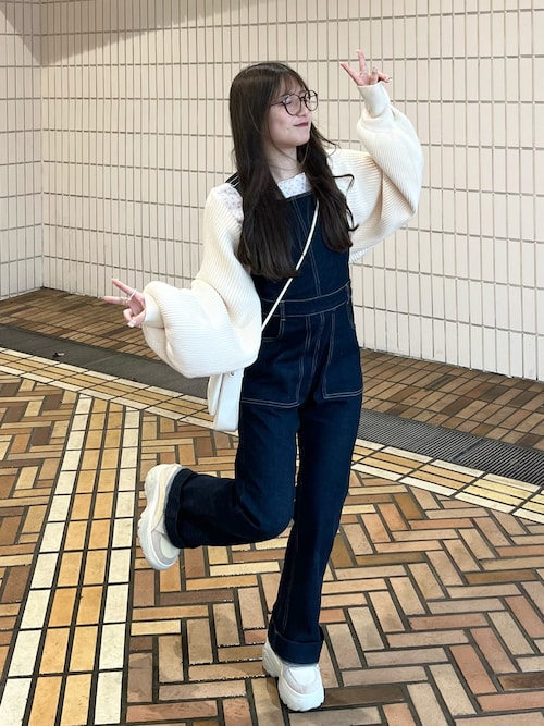 miyu Ӧ｜Chicoのサロペット/オーバーオールを使った