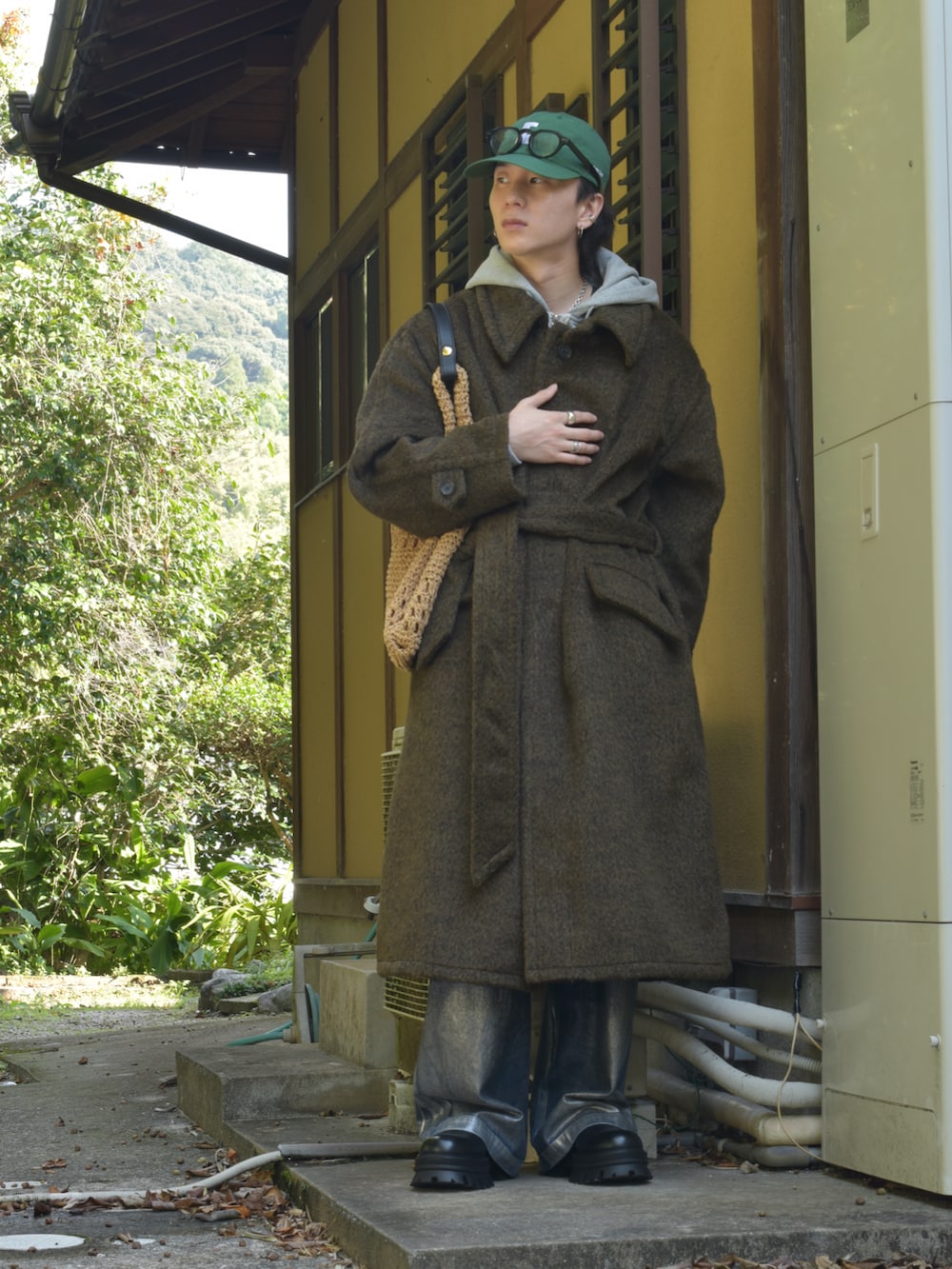 soerte ウールブレンドシャギーオーバーコート soerte（ソエルテ）の「WOOL BLEND SHAGGY OVER COAT/ウール