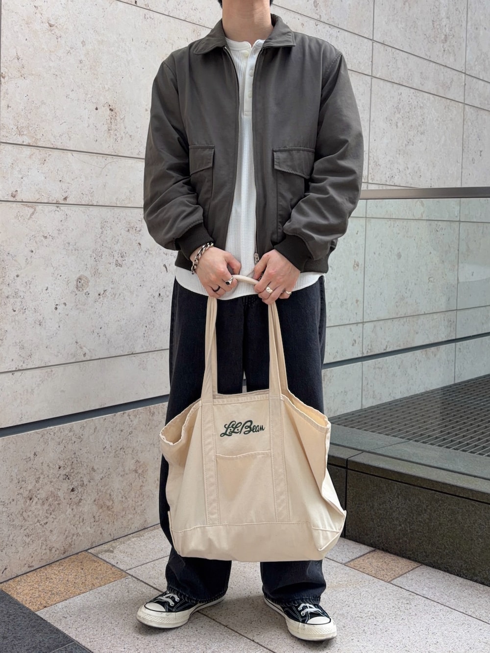 すと｜L.L.Beanのトートバッグを使ったコーディネート - WEAR