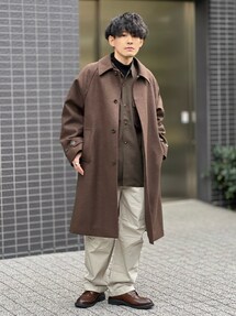 Steven Alan＞ TOP WR MLTN CMP BALMACAAN COAT-BOLD/コートを使った