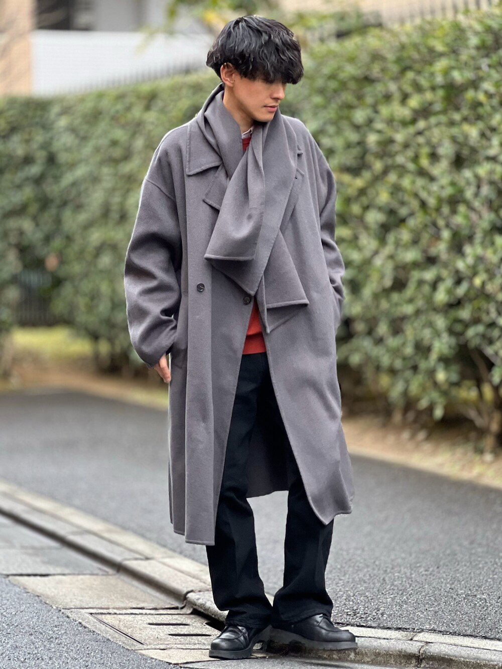 ADAM ET ROPE′ 大人コート グレー adam et Rope サイズ36 ウール