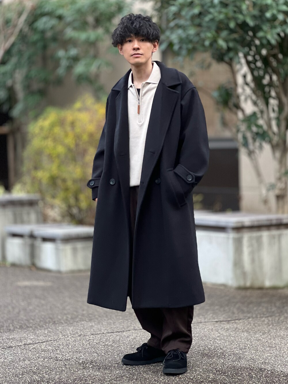 ゆっきー｜SERACEのチェスターコートを使ったコーディネート - WEAR