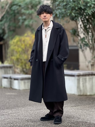 ゆっきー｜SERACEのチェスターコートを使ったコーディネート - WEAR
