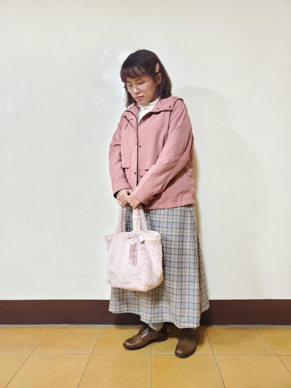 「大人カジュアル、WEARハロウィン2022、秋コーデ、冬コーデ、低身長、低身長コーデ」｜「Samansa Mos2の透かし編みセーラー襟カーディガン（カーディガン/ボレロ、ホワイト系）」を使った、呱呱🍯さん（レディース・152cm）の秋コーディネートの3枚目の写真