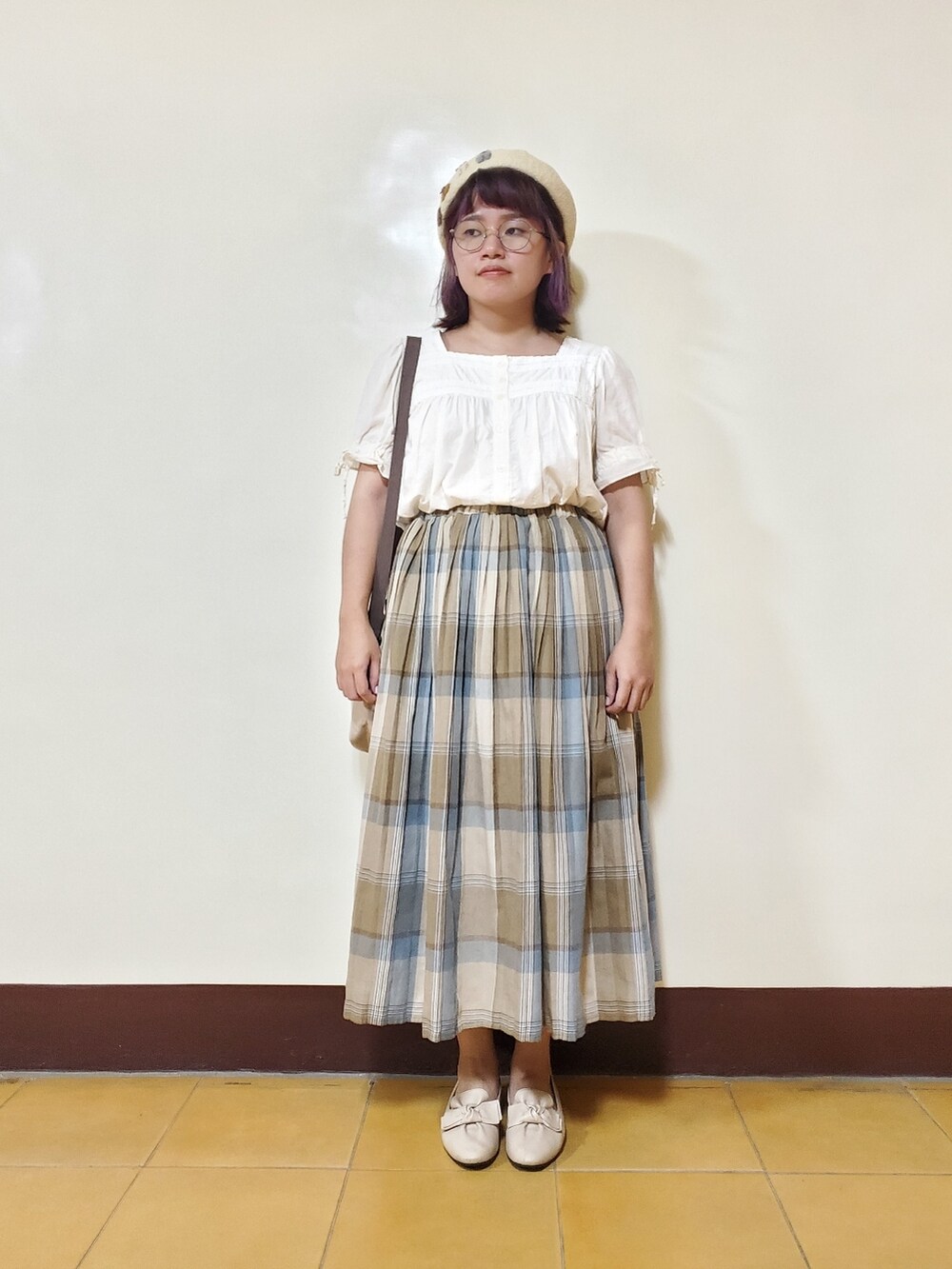 「大人カジュアル、秋コーデ、色違いコーデ、低身長、大人かわいい」｜「earth music&ecologyの3wayマウンテンパーカー ＊（マウンテンパーカー、ベージュ系）」を使った、呱呱🍯さん（レディース・152cm）の秋コーディネートの3枚目の写真