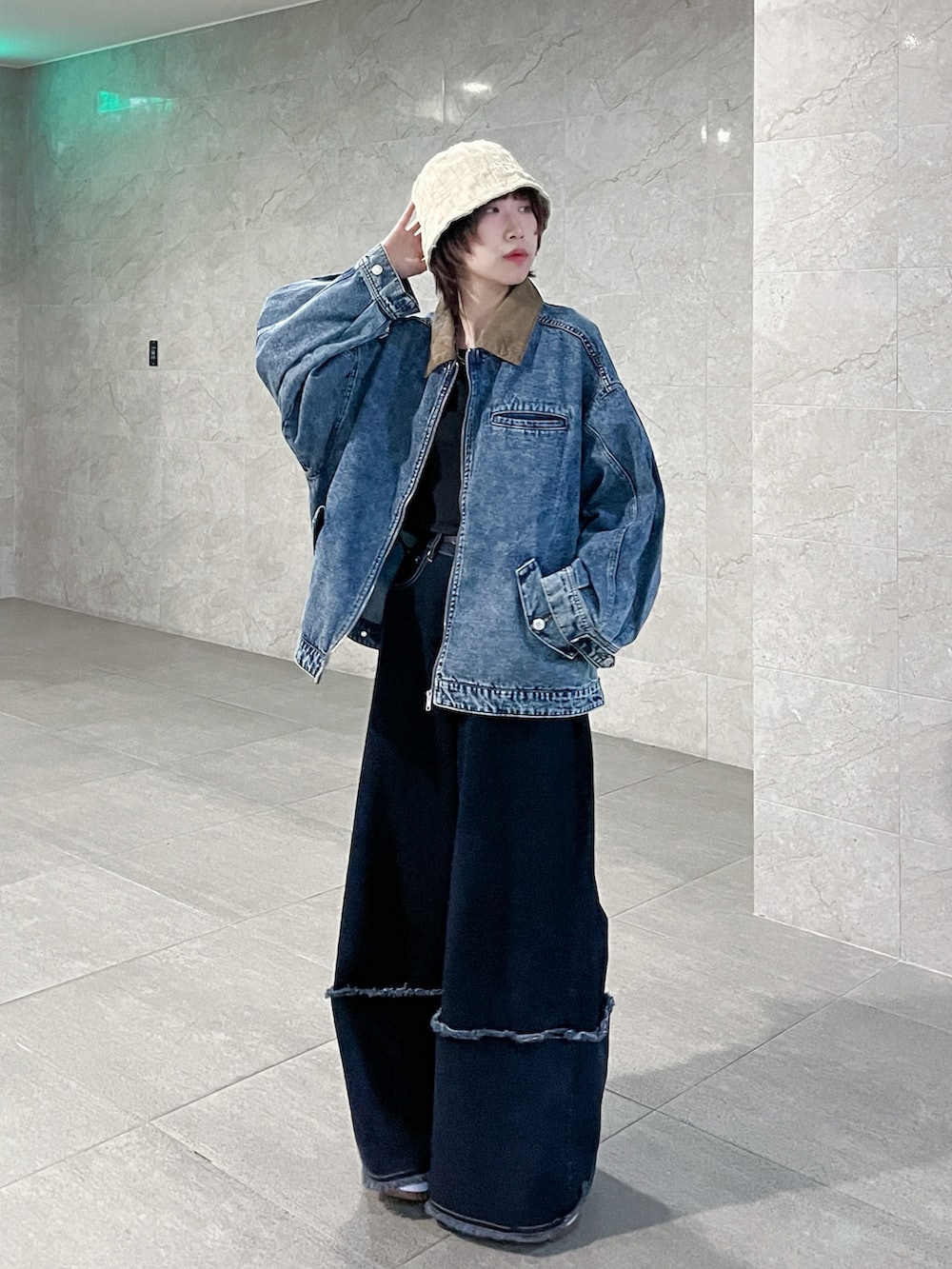 ORi｜forksy.のデニムジャケットを使ったコーディネート - WEAR
