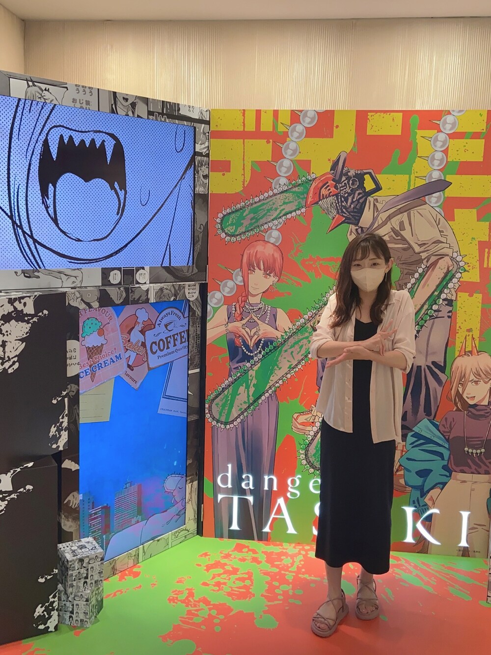 「夏コーデ、オトナカワイイ、シンプルコーデ、きれいめカジュアル、ワンピース、モノトーンコーデ、厚底サンダル、シアーシャツ、ピンク、ブラック、シンプル、プチプラ、プチプラコーデ」｜「GRLのアイテム（ワンピース/ドレス、ブラック系）」を使った、asuka𓂃⸜♡⸝さん（レディース・163cm）の夏コーディネートの3枚目の写真