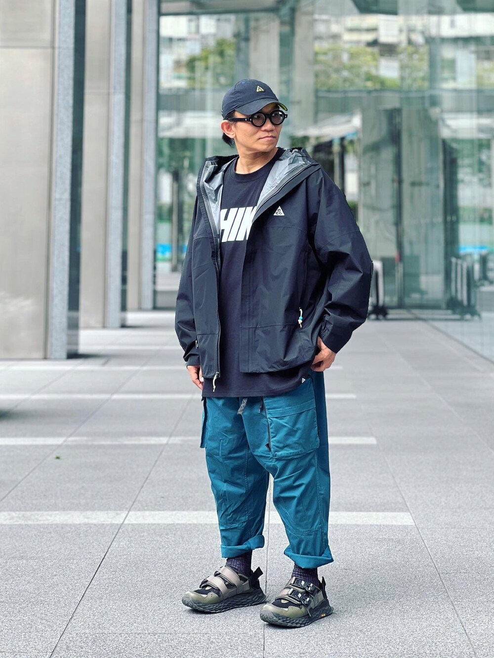 Colorholic man｜NIKE ACGのスタジャンを使ったコーディネート