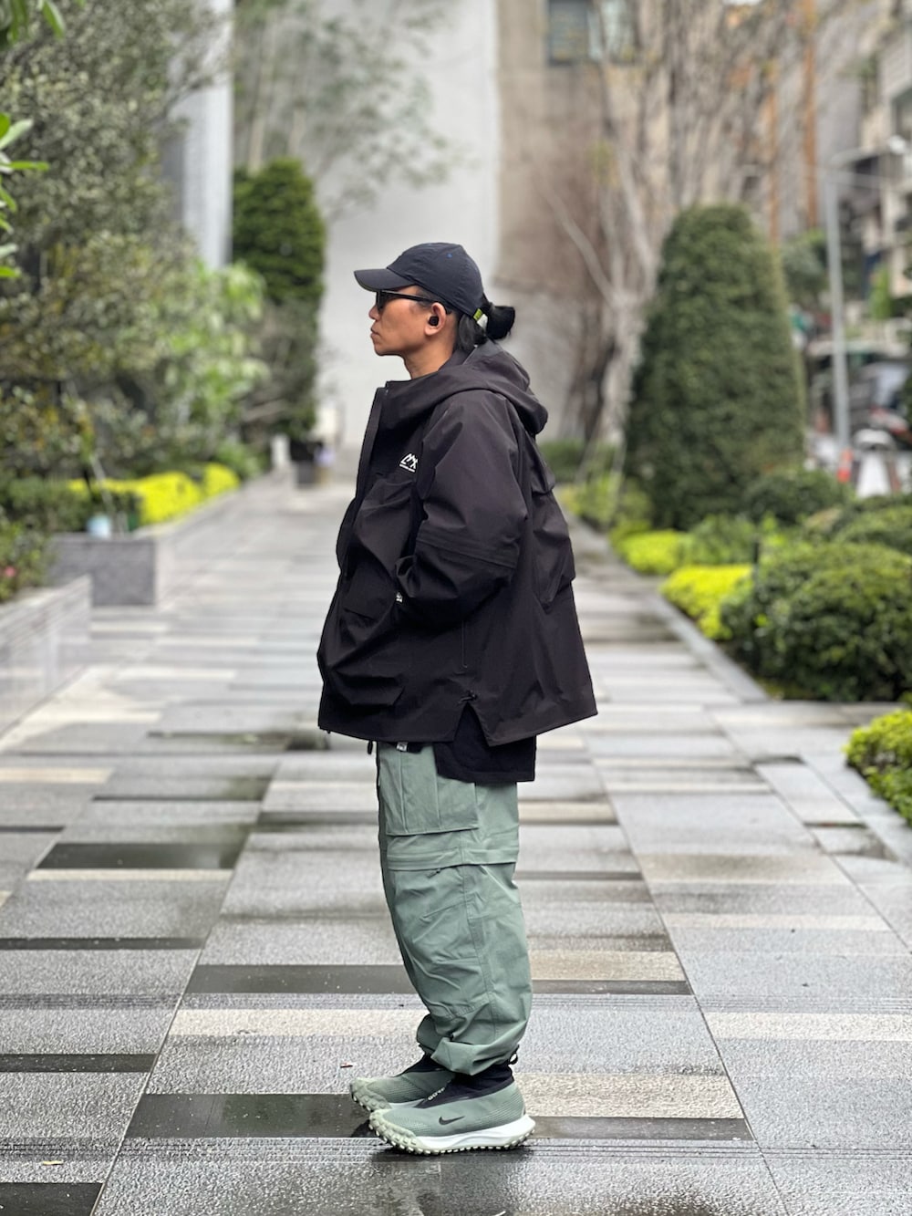 90s NIKE acg ナイロンジャケット オリーブ色 厚手 冬コーデ 90s NIKE