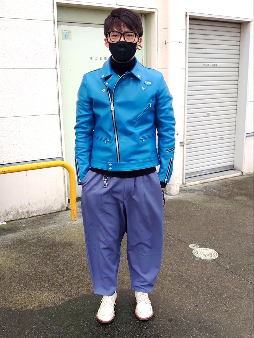 たけしゃたば｜Lewis Leathersのライダースジャケットを使った