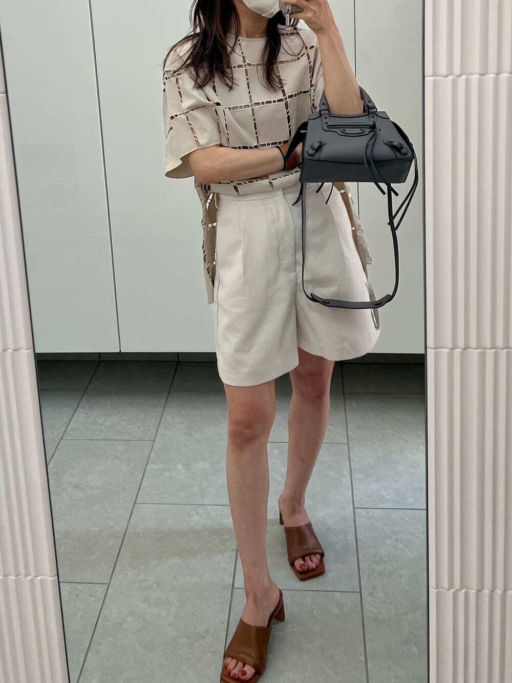 LE CIEL BLEU(ルシェルブルー)の「Square Lace Top(シャツ/ブラウス
