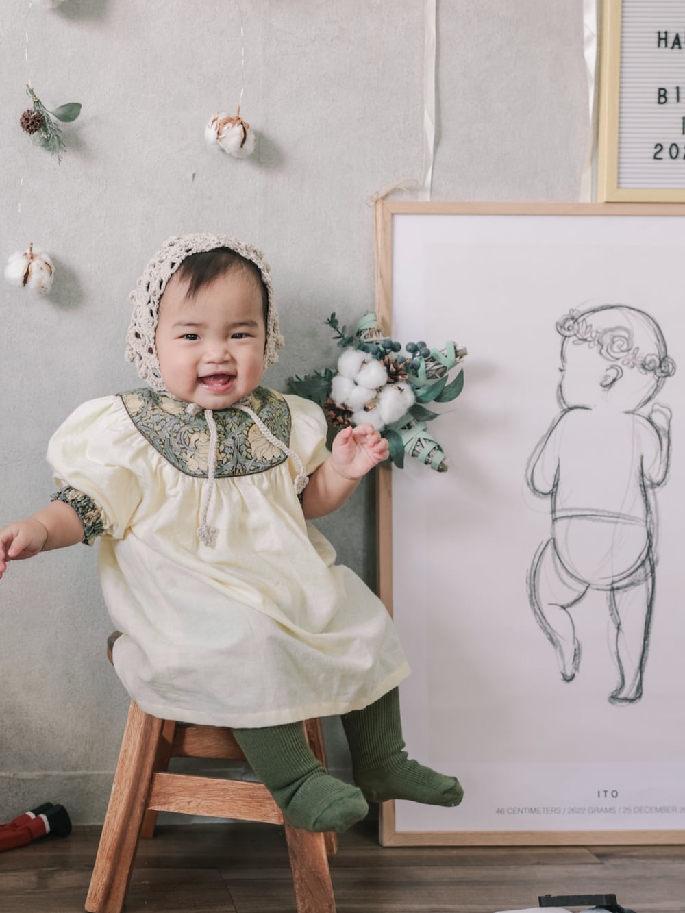 ホワイト系のワンピース/ドレス、その他のインテリア雑貨、その他のインテリア雑貨を着用したキッズの冬コーディネートの3枚目の写真