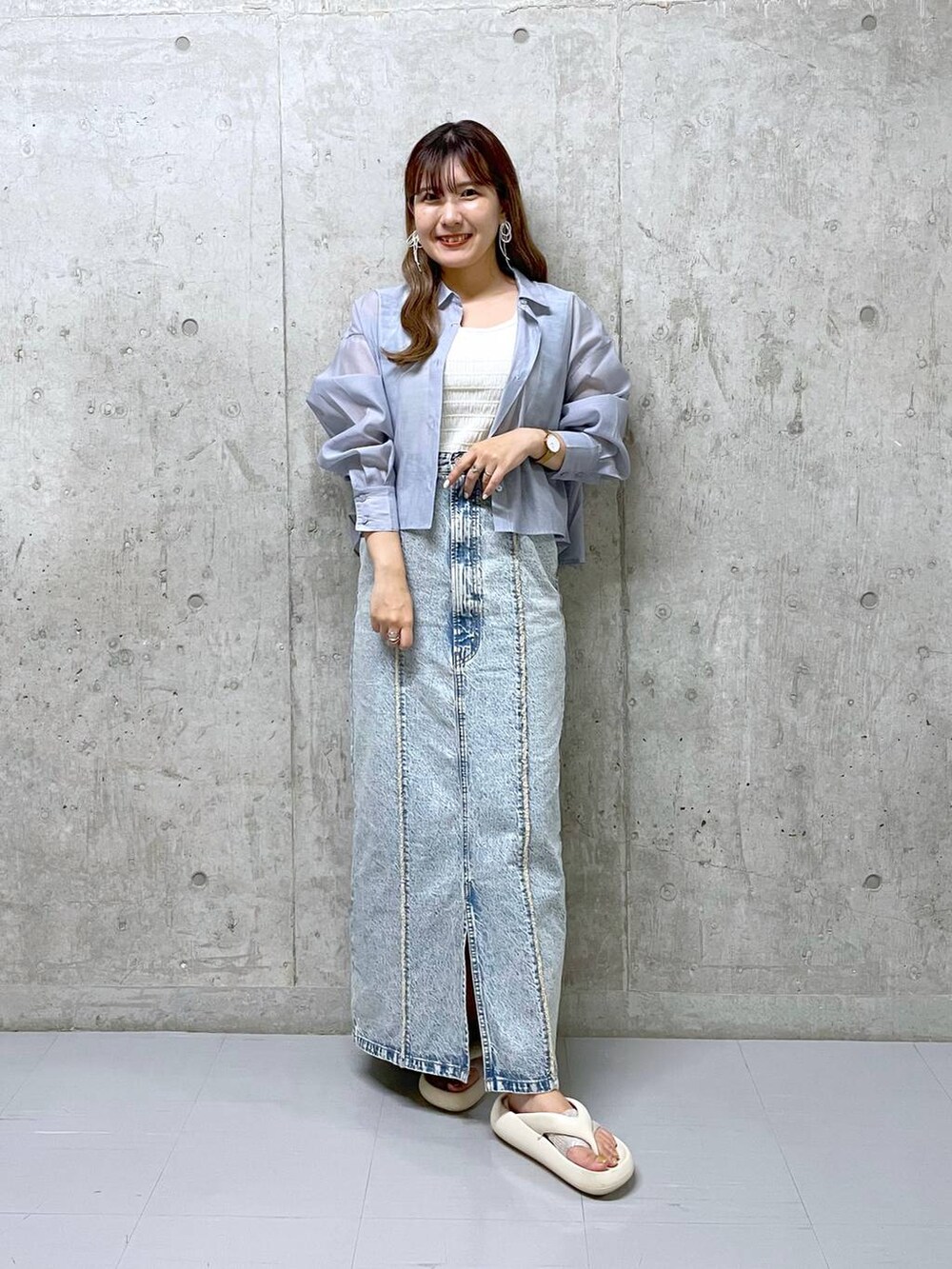 ミユ(LOWRYS FARM 阪急西宮ガーデンズ)|LOWRYS FARMのタンクトップを使ったコーディネート - WEAR
