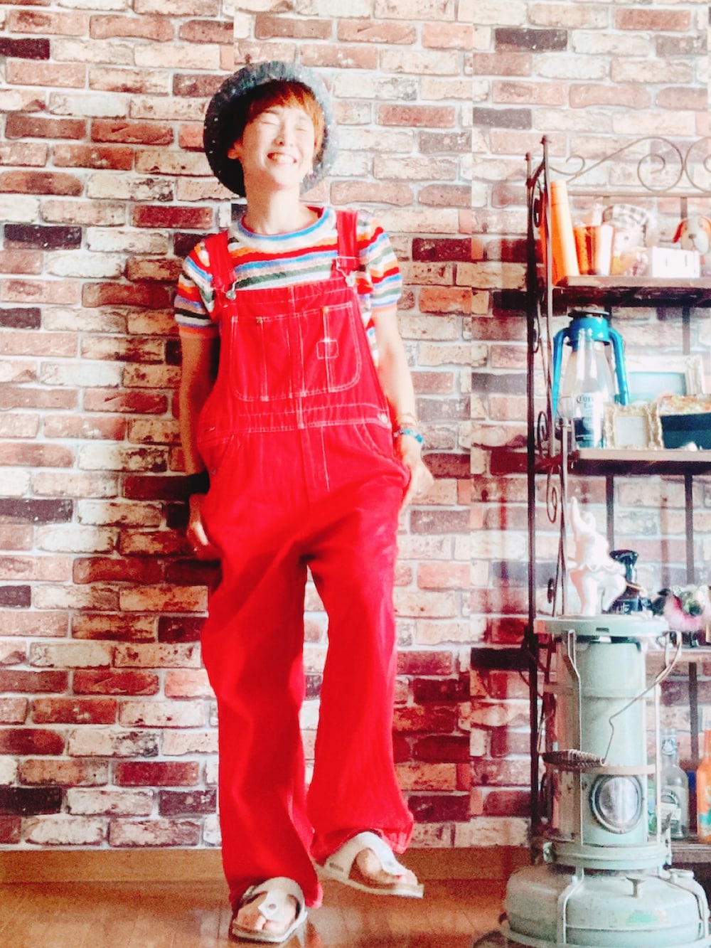 ずんちゃ🌞｜RODEO CROWNS WIDE BOWLのサロペット/オーバーオールを