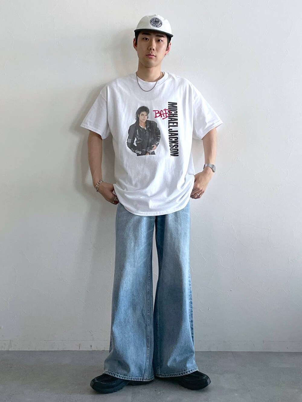 しゅうさんの「【TONY HAWK/トニーホーク】サークルロゴキャップ（RAGEBLUE）」を使ったコーディネートの5枚目の写真