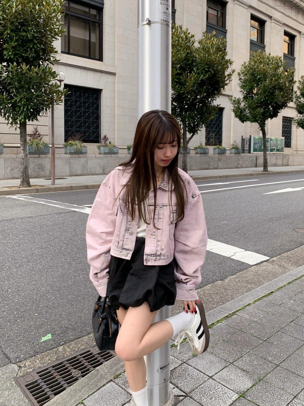 MURUA◎デニムジャケット　ピンク　未使用 MURUAのデニムジャケット（ピンク系）を使った人気ファッション